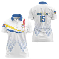 Custom DR Congo Football Women Polo Shirt Road To Champions - Wonder Print Shop