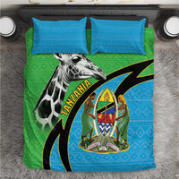 Tanzania Giraffe Bedding Set Coat Of Arms African Pattern