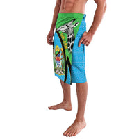 Tanzania Giraffe Lavalava Coat Of Arms African Pattern