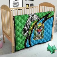 Tanzania Giraffe Quilt Coat Of Arms African Pattern