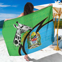 Tanzania Giraffe Sarong Coat Of Arms African Pattern