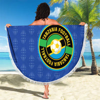 Custom Tanzania Football Beach Blanket Go Taifa Stars