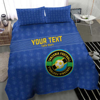 Custom Tanzania Football Bedding Set Go Taifa Stars