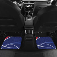 Personalized Cayman Islands Car Mats Coat Of Arms Tropical Flowers