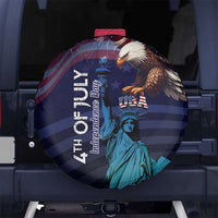 Fourth Of July USA Spare Tire Cover Eagle - Statue Of Liberty