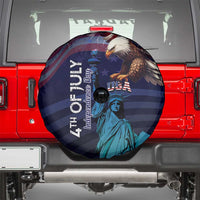 Fourth Of July USA Spare Tire Cover Eagle - Statue Of Liberty
