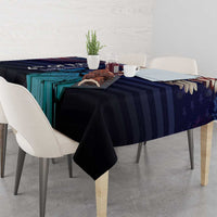 Fourth Of July USA Tablecloth Eagle - Statue Of Liberty