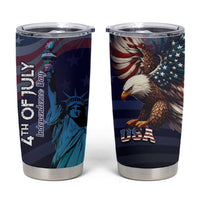 Fourth Of July USA Tumbler Cup Eagle - Statue Of Liberty