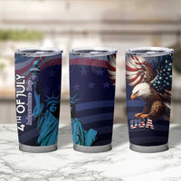 Fourth Of July USA Tumbler Cup Eagle - Statue Of Liberty