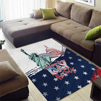 Fourth Of July Area Rug Happy USA Independence Day