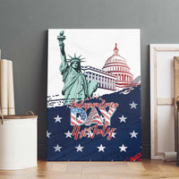 Fourth Of July Canvas Wall Art Happy USA Independence Day