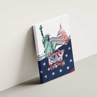 Fourth Of July Canvas Wall Art Happy USA Independence Day