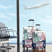 Fourth Of July Luggage Cover Happy USA Independence Day