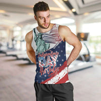 Personalized Fourth Of July Men Tank Top Happy USA Independence Day