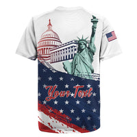 Personalized Fourth Of July Rugby Jersey Happy USA Independence Day