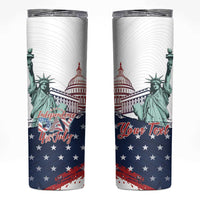 Personalized Fourth Of July Skinny Tumbler Happy USA Independence Day