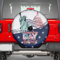 Fourth Of July Spare Tire Cover Happy USA Independence Day