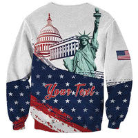Personalized Fourth Of July Sweatshirt Happy USA Independence Day