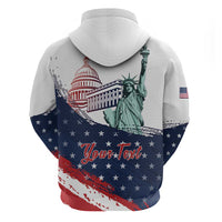 Personalized Fourth Of July Zip Hoodie Happy USA Independence Day