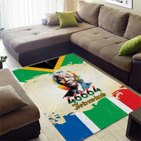Nelson Mandela International Day 46664 Area Rug Its In Our Hands - Batik Pattern