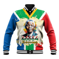 Nelson Mandela International Day 46664 Baseball Jacket Its In Our Hands - Batik Pattern