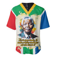 Nelson Mandela International Day 46664 Baseball Jersey Its In Our Hands - Batik Pattern