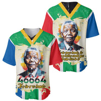 Nelson Mandela International Day 46664 Baseball Jersey Its In Our Hands - Batik Pattern