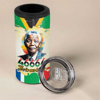 Nelson Mandela International Day 46664 4 in 1 Can Cooler Tumbler Its In Our Hands - Batik Pattern