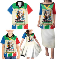 Nelson Mandela International Day 46664 Family Matching Puletasi and Hawaiian Shirt Its In Our Hands - Batik Pattern