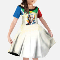 Nelson Mandela International Day 46664 Family Matching Summer Maxi Dress and Hawaiian Shirt Its In Our Hands - Batik Pattern