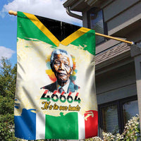 Nelson Mandela International Day 46664 Garden Flag Its In Our Hands - Batik Pattern