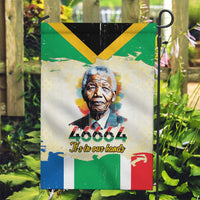Nelson Mandela International Day 46664 Garden Flag Its In Our Hands - Batik Pattern