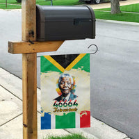 Nelson Mandela International Day 46664 Garden Flag Its In Our Hands - Batik Pattern