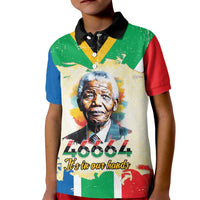 Nelson Mandela International Day 46664 Kid Polo Shirt Its In Our Hands - Batik Pattern