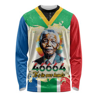 Nelson Mandela International Day 46664 Long Sleeve Shirt Its In Our Hands - Batik Pattern