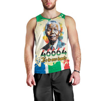Nelson Mandela International Day 46664 Men Tank Top Its In Our Hands - Batik Pattern