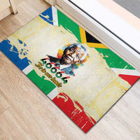 Nelson Mandela International Day 46664 Rubber Doormat Its In Our Hands - Batik Pattern