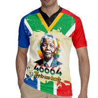 Nelson Mandela International Day 46664 Rugby Jersey Its In Our Hands - Batik Pattern