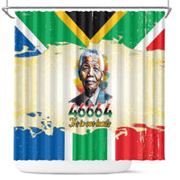 Nelson Mandela International Day 46664 Shower Curtain Its In Our Hands - Batik Pattern