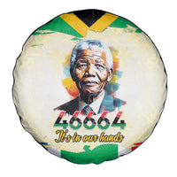 Nelson Mandela International Day 46664 Spare Tire Cover Its In Our Hands - Batik Pattern