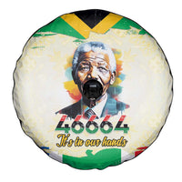 Nelson Mandela International Day 46664 Spare Tire Cover Its In Our Hands - Batik Pattern