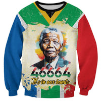 Nelson Mandela International Day 46664 Sweatshirt Its In Our Hands - Batik Pattern