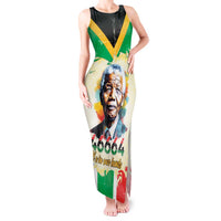 Nelson Mandela International Day 46664 Tank Maxi Dress Its In Our Hands - Batik Pattern