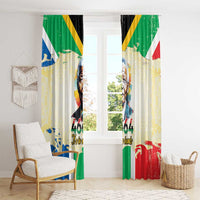 Nelson Mandela International Day 46664 Window Curtain Its In Our Hands - Batik Pattern