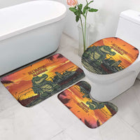 Alligator Alcatraz Bathroom Set Gator Island Prison Retro Sunset - Wonder Print Shop