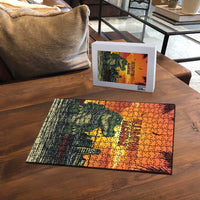 Alligator Alcatraz Puzzle Gator Island Prison Retro Sunset - Wonder Print Shop