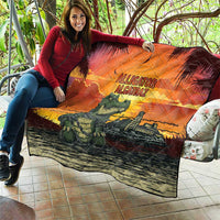 Alligator Alcatraz Quilt Gator Island Prison Retro Sunset - Wonder Print Shop