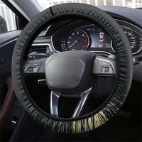 Alligator Alcatraz Steering Wheel Cover Gator Island Prison Retro Sunset - Wonder Print Shop