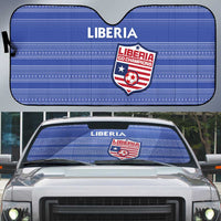 Liberia Football Auto Sun Shade Women Blue Jersey - Wonder Print Shop