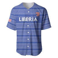 Custom Liberia Football Baseball Jersey Women Blue Jersey - Wonder Print Shop